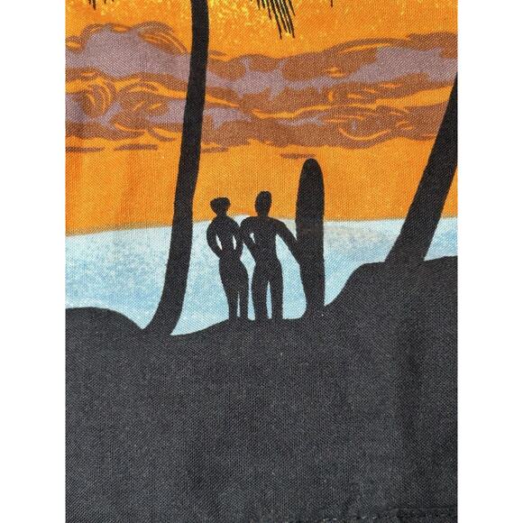 Windswept Hawaiian Shirt Mens Large Bahamas Floral Beach Colorful Button Up - Picture 10 of 14